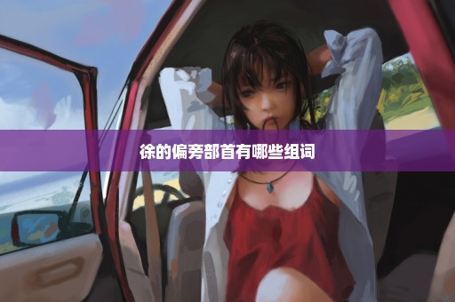 徐的偏旁部首有哪些组词