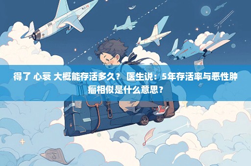 得了 心衰 大概能存活多久？ 医生说：5年存活率与恶性肿瘤相似是什么意思？