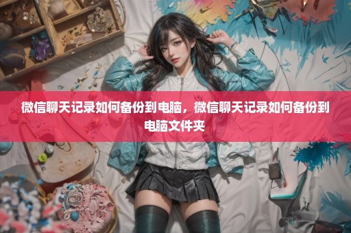 微信聊天记录如何备份到电脑，微信聊天记录如何备份到电脑文件夹 
