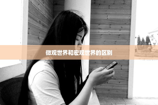 微观世界和宏观世界的区别