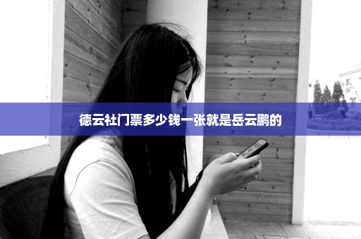 德云社门票多少钱一张就是岳云鹏的