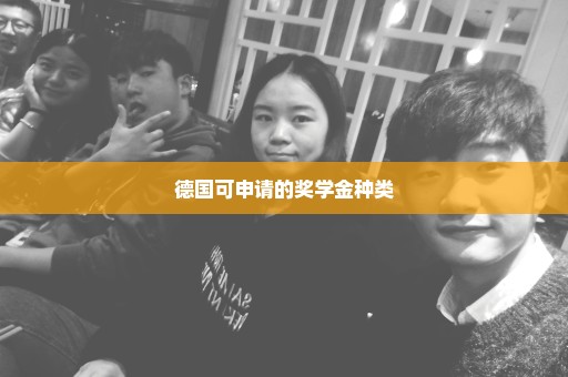 德国可申请的奖学金种类