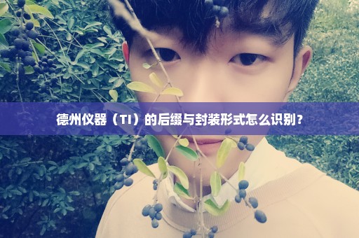 德州仪器（TI）的后缀与封装形式怎么识别？