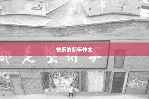 快乐的新年作文