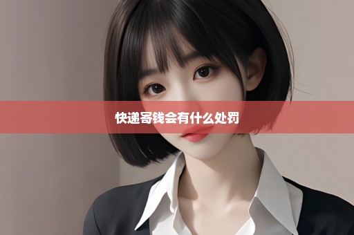 快递寄钱会有什么处罚