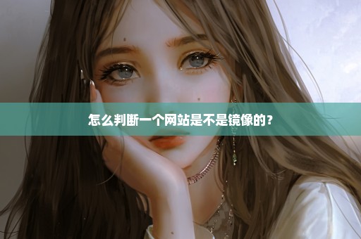 怎么判断一个网站是不是镜像的？