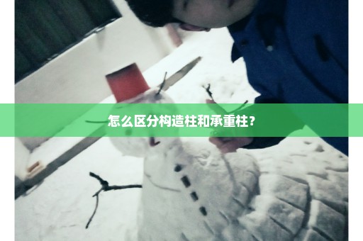 怎么区分构造柱和承重柱？