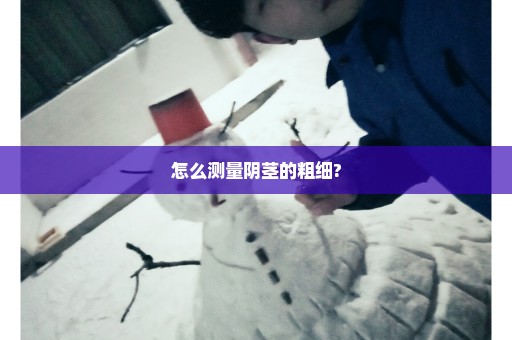 怎么测量阴茎的粗细?