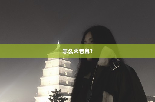 怎么灭老鼠？
