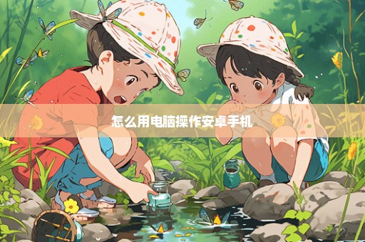 怎么用电脑操作安卓手机