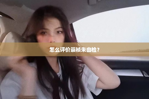 怎么评价崇祯朱由检？