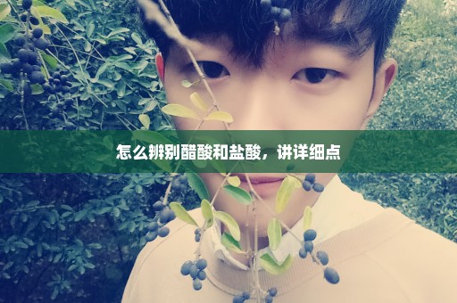 怎么辨别醋酸和盐酸，讲详细点