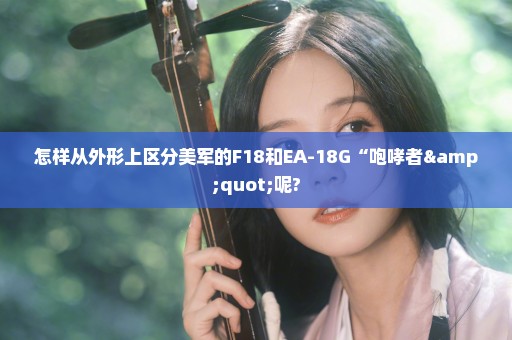 怎样从外形上区分美军的F18和EA-18G“咆哮者"呢?