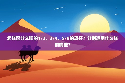 怎样区分文胸的1/2、3/4、5/8的罩杯？分别适用什么样的胸型？