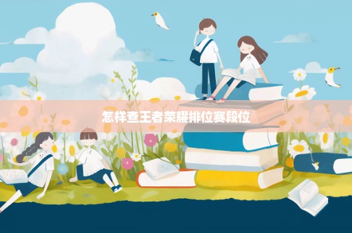 怎样查王者荣耀排位赛段位