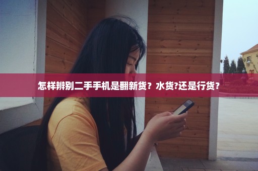 怎样辨别二手手机是翻新货？水货?还是行货？
