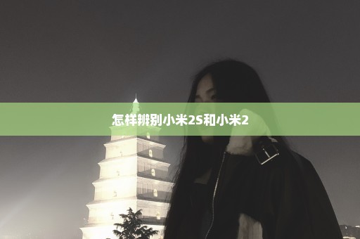 怎样辨别小米2S和小米2