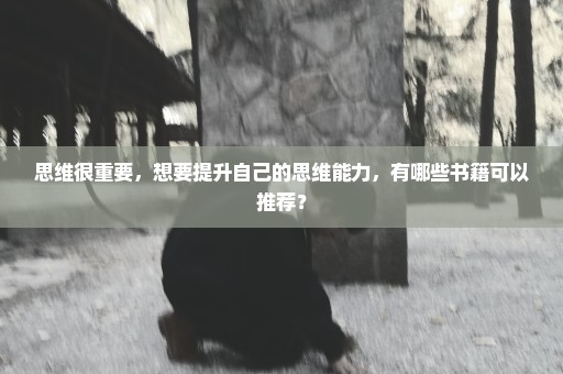 思维很重要，想要提升自己的思维能力，有哪些书籍可以推荐？