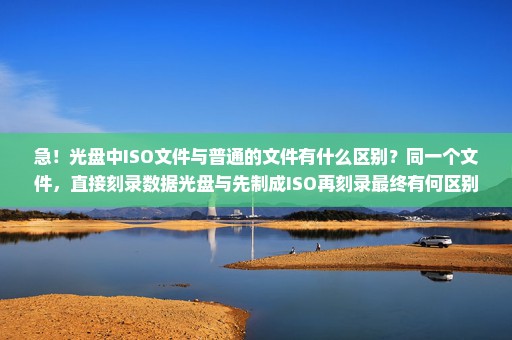 急！光盘中ISO文件与普通的文件有什么区别？同一个文件，直接刻录数据光盘与先制成ISO再刻录最终有何区别