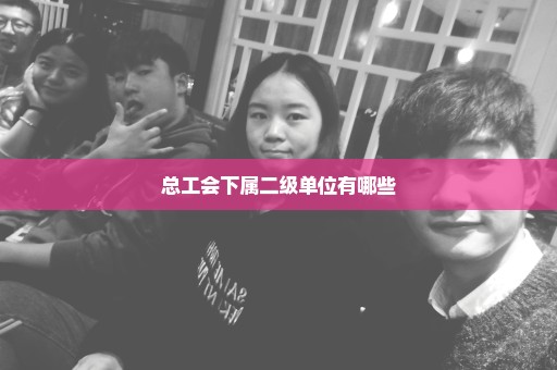 总工会下属二级单位有哪些