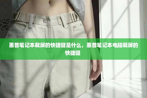 惠普笔记本截屏的快捷键是什么，惠普笔记本电脑截屏的快捷键 