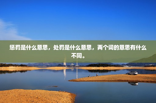 惩罚是什么意思，处罚是什么意思，两个词的意思有什么不同。