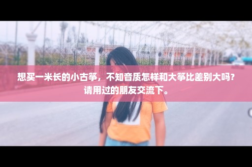 想买一米长的小古筝，不知音质怎样和大筝比差别大吗？请用过的朋友交流下。