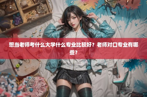 想当老师考什么大学什么专业比较好？老师对口专业有哪些？