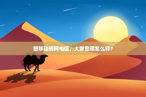 想移动转网电信，大家觉得怎么样？