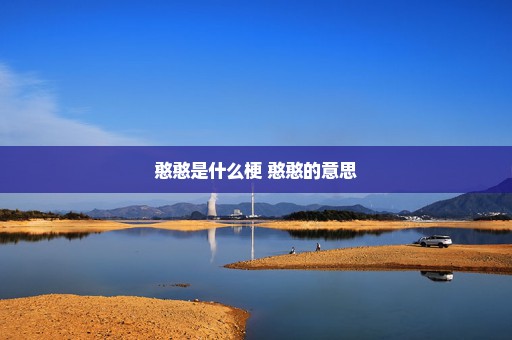 憨憨是什么梗 憨憨的意思