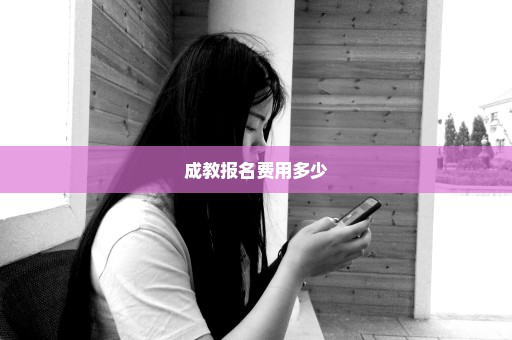 成教报名费用多少
