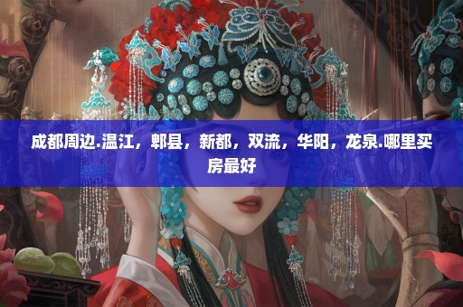 成都周边.温江，郫县，新都，双流，华阳，龙泉.哪里买房最好