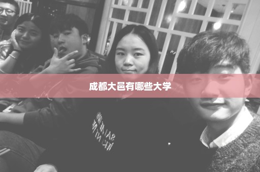 成都大邑有哪些大学