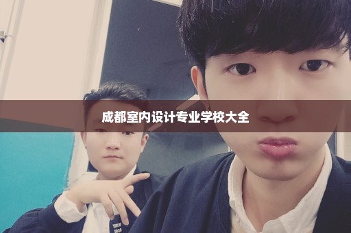 成都室内设计专业学校大全