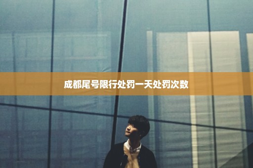 成都尾号限行处罚一天处罚次数