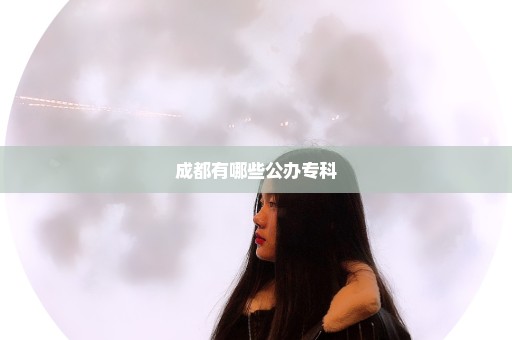 成都有哪些公办专科
