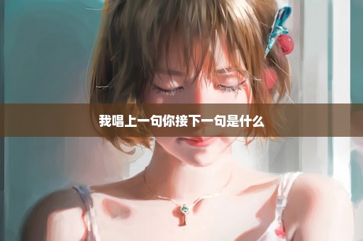 我唱上一句你接下一句是什么