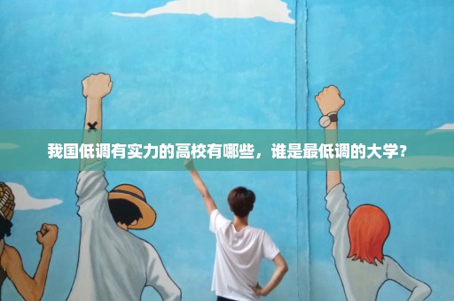 我国低调有实力的高校有哪些，谁是最低调的大学？