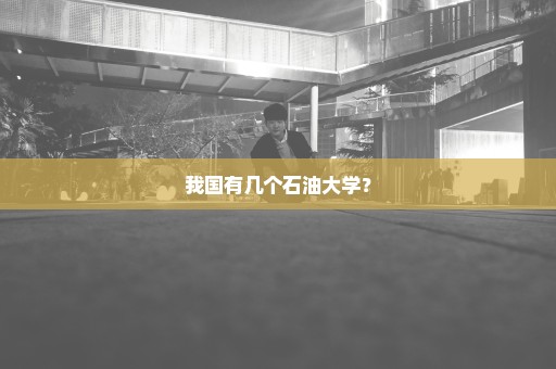 我国有几个石油大学？