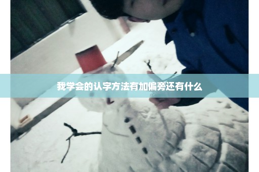 我学会的认字方法有加偏旁还有什么