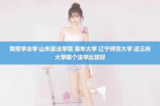 我想学法学 山东政法学院 鲁东大学 辽宁师范大学 这三所大学哪个法学比较好