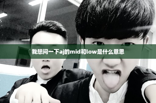 我想问一下aj的mid和low是什么意思