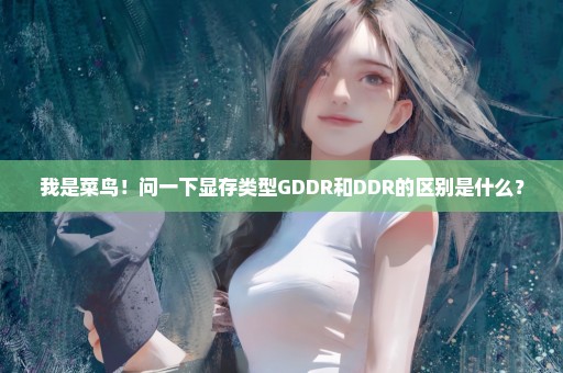 我是菜鸟！问一下显存类型GDDR和DDR的区别是什么？