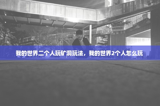 我的世界二个人玩矿洞玩法，我的世界2个人怎么玩 