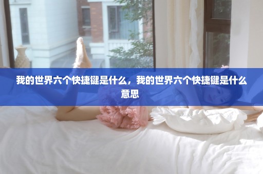 我的世界六个快捷键是什么，我的世界六个快捷键是什么意思 