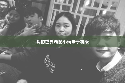 我的世界奇葩小玩法手机版