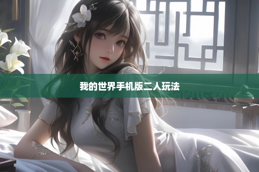 我的世界手机版二人玩法