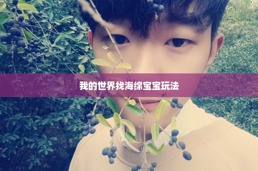 我的世界找海绵宝宝玩法