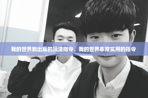 我的世界新出版的玩法指令，我的世界非常实用的指令 