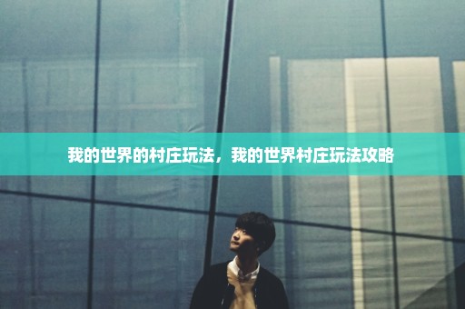 我的世界的村庄玩法，我的世界村庄玩法攻略 
